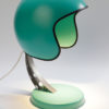 syma design lampe casque moto verte